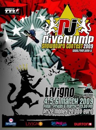 LIVIGNO: Snowboard RIVER JUMP